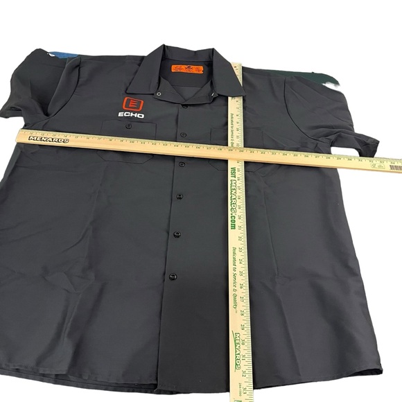 Red Kap Shirt Men’s 3XL ECHO Outdoor Power Equipment Grey work shirt (308) - Picture 5 of 8